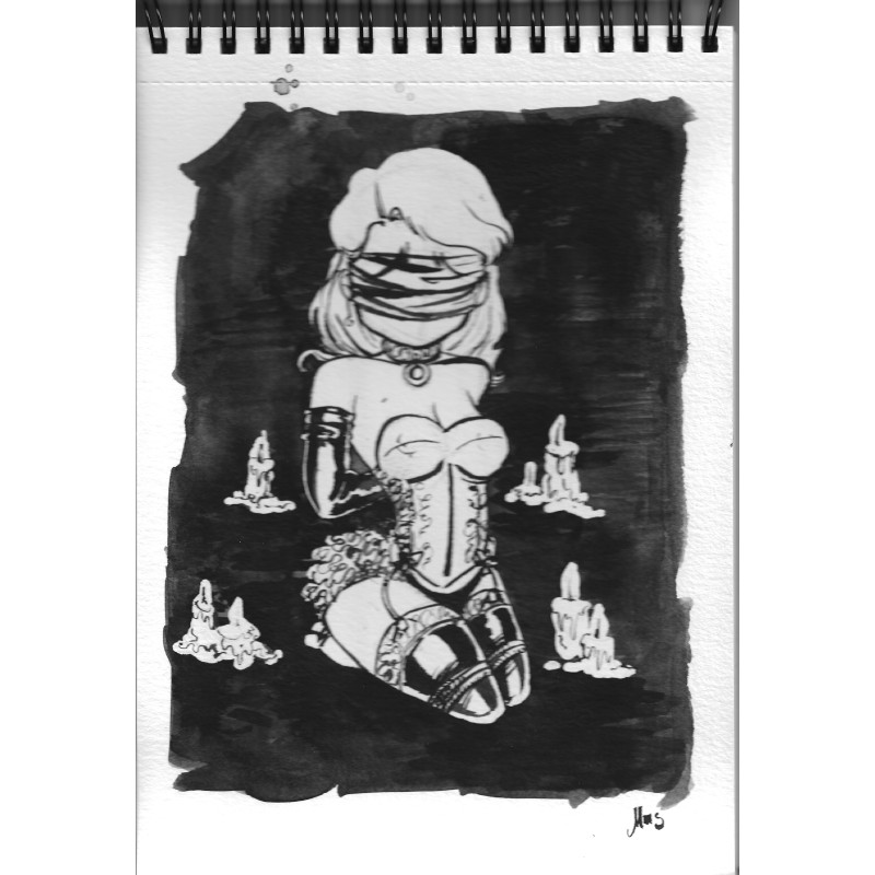 Inktober 2017 Berry Ink - 24 BLIND