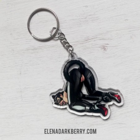 Keychain - Latex Kitty