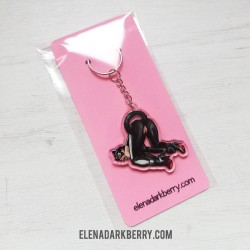 Keychain - Latex Kitty