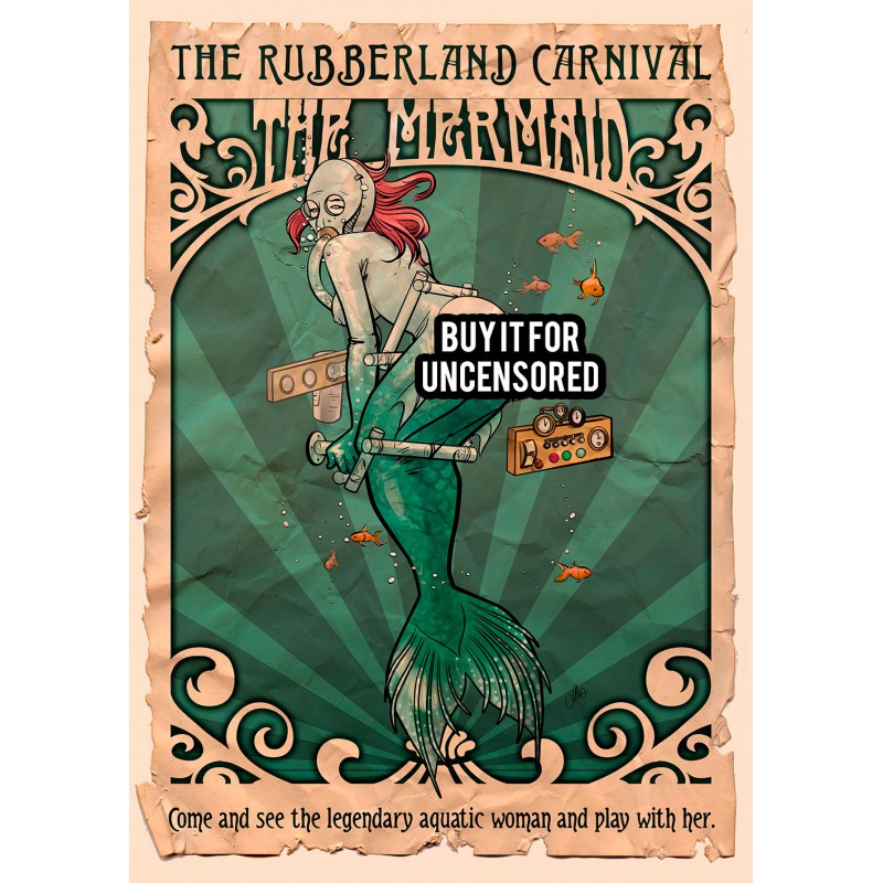 Illustration Rubberland - Mermaid 08-17