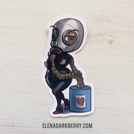 Sticker - Berry Gasmask